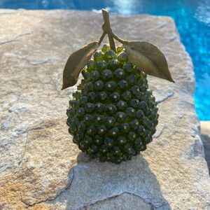 Pear decoration.  Plastic